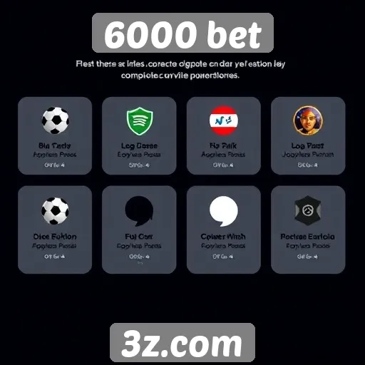 Análise das funcionalidades do site 6000 bet