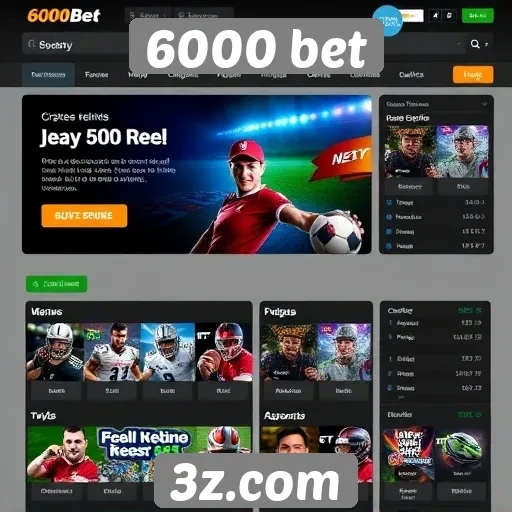 Experiência do usuário no site 6000 bet